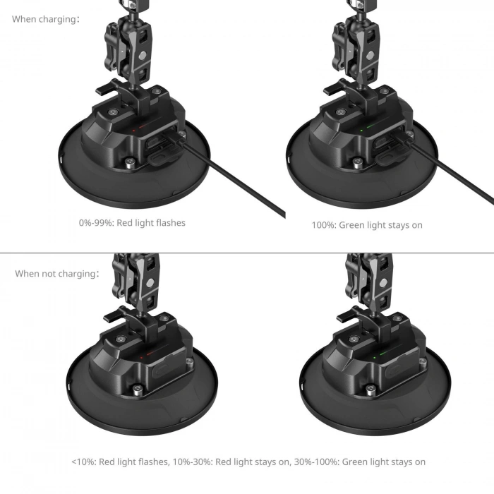 SmallRig 5399 5 Elektrikli Vantuzlu Montaj Kiti