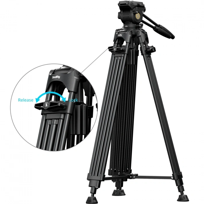 SmallRig 5442  FSD14 FreeSpeed Alüminyum Alaşımlı Video Tripod