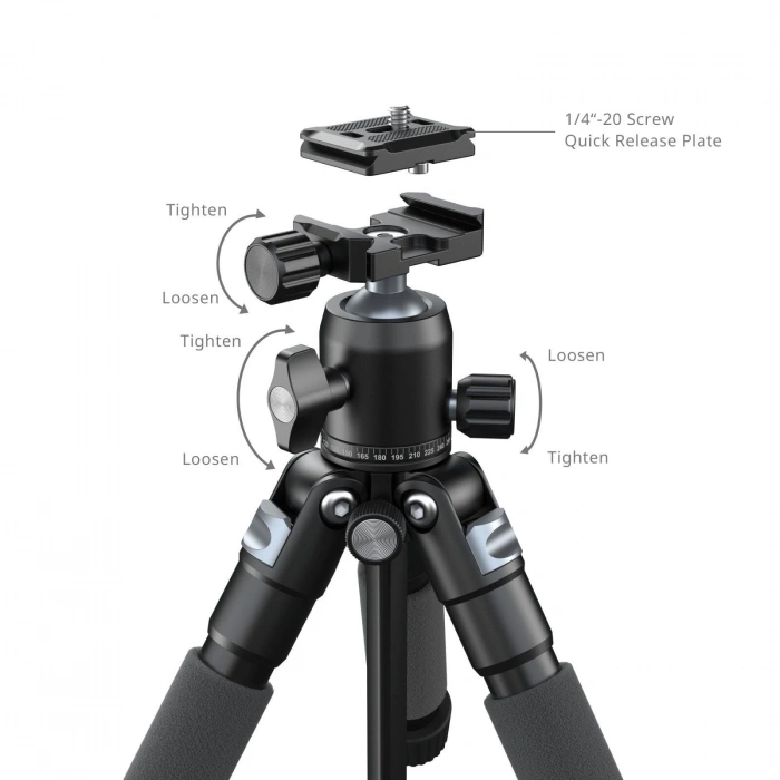 SmallRig 5470 VT-20Pro Taşınabilir Masaüstü Mini Tripod