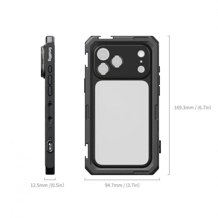 SmallRig 5545 iPhone 17 Pro için Mobil Video Kafesi (Temel Sürüm)