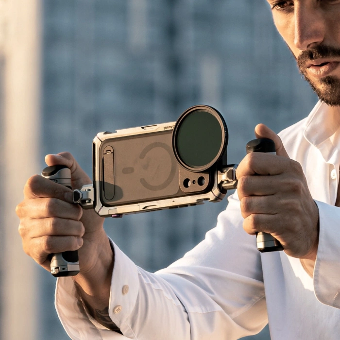 SmallRig 5584 Megatron Edition iPhone 17 Pro Max  için Çift El Tipi Mobil Cihaz Kiti