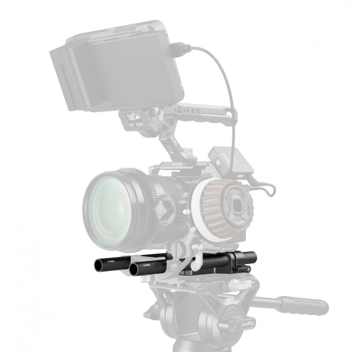 SmallRig 5609 Çift 15 mm Olta Kelepçeli Alt Montaj Plakası