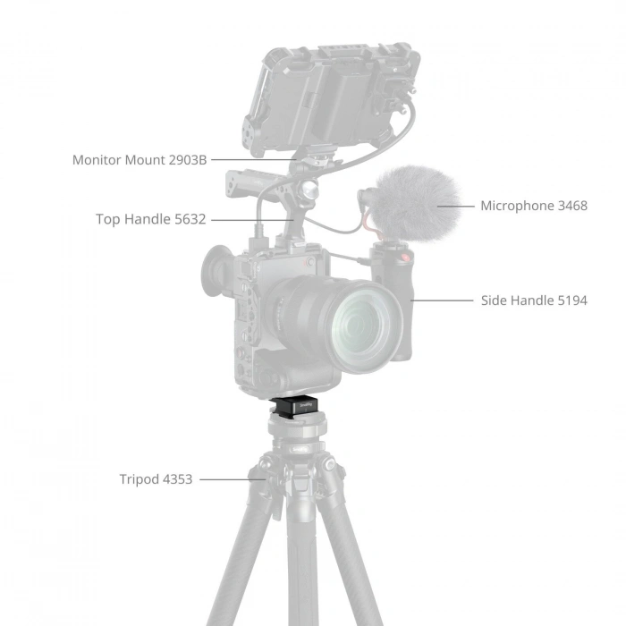 SmallRig 5802 Arca Tipi Hızlı Çıkarma Plakası