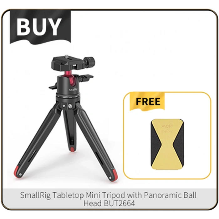 SmallRig BUT2664 Panoramik Top Kafalı Masa Üstü Mini Tripod
