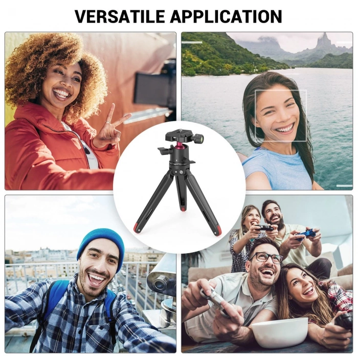 SmallRig BUT2664 Panoramik Top Kafalı Masa Üstü Mini Tripod