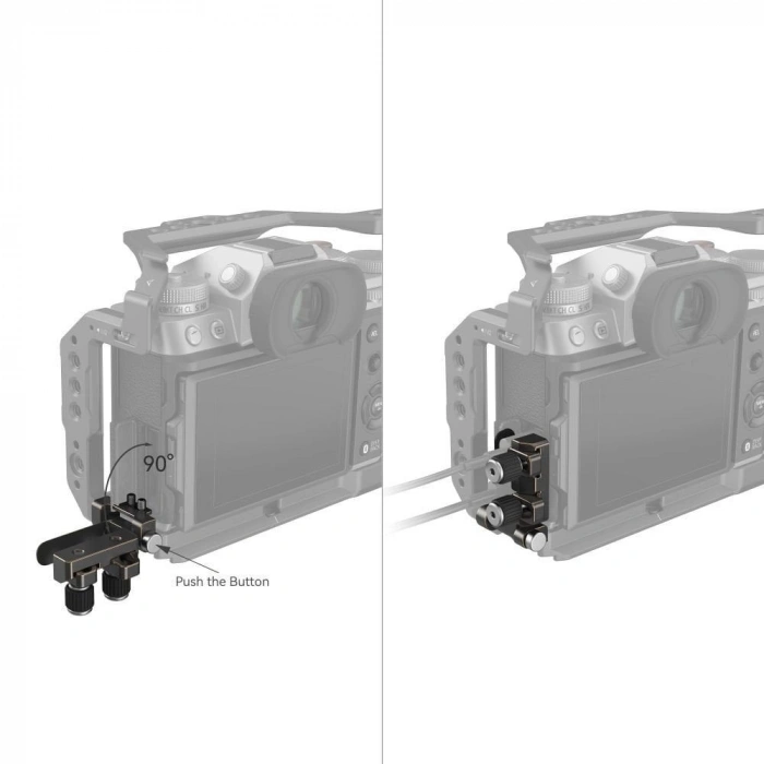 SmallRig FUJIFILM X-T5 4147 için  HDMI ve USB-C Kablo Kelepçesi