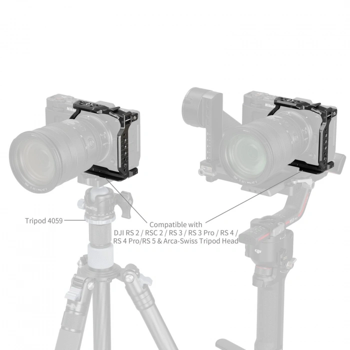 SmallRig Nikon ZR 5905 için  Yarım Kafes