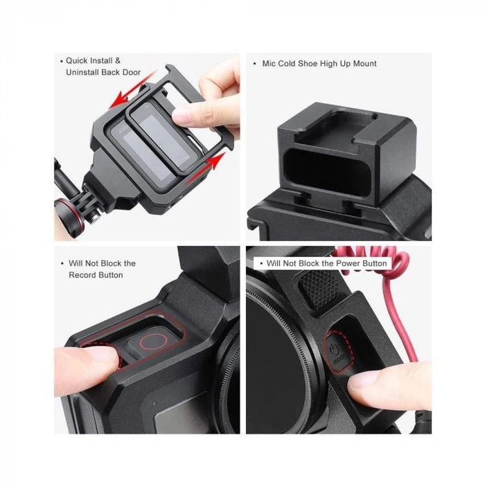 Ulanzi G8-5 Gopro Hero 8 Vlog Case Metal Çerçeve