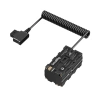 SmallRig 4884 D-Tap - Çift Taraflı NP-F Sahte Pil Güç Kablosu