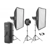 Godox DP600 III V 600W 3lü Paraflaş Kit (LED Model Lambalı)