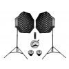 Godox SL60II D 60W LED Beyaz Video Işığı 2li Kit