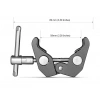 SmallRig 2058 İkili 1/4-3/8 Süper Clamp Seti