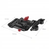 SmallRig 2991 V Montajlı Ayarlanabilir Kollu Pil Plakası