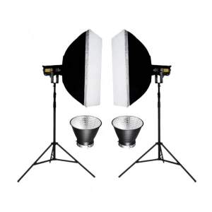 PATONA COB-200 Watt Bi Color İkili Kit LED Video Işığı