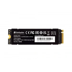VERBATIM 49368 - 2TB VI7000G M.2 NVME PCIE GEN 4 SSD (Okuma 7400MB/sn. - Yazma 6700MB/sn.)