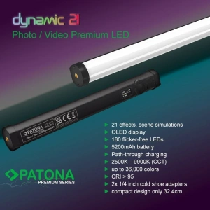 PATONA Premium RC30 RGB Tüp Fotoğraf ve Video Işığı