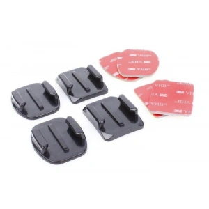 Aksiyon Kamera 2 Düz 2 Oval Yapışkanlı Aparat