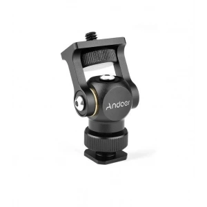 Andoer D8053 Monitör LED Işık Montaj Mini Top Kafası