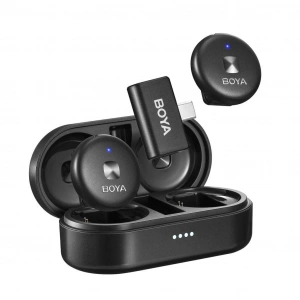 BOYA Omic-U Wireless İkili Yaka Mikrofonu Type-C (Siyah)
