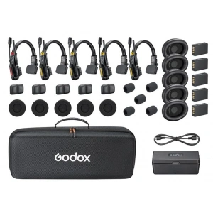 Godox Skytalk Air 5S Kablosuz Duplex Intercom Sistemi (5 Kullanıcı)