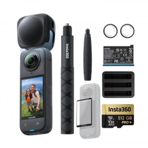Insta360 X4 360 Derece 8K Aksiyon Kamera Süper Kit