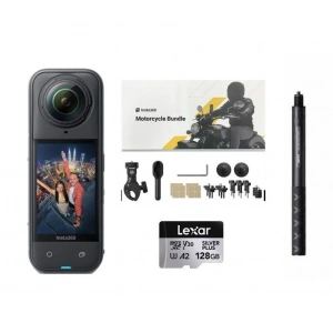 Insta360 X5 Aksiyon Kamerası - Motosiklet Kiti