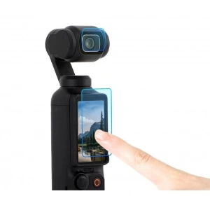Oem Dji Osmo Pocket 4 ve 3 Için Cam Ekran Koruyucu Seti