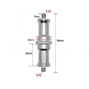 OEM Marka SC06 1/4 - 1/4 Çift Taraflı Bağlantı Vidası
