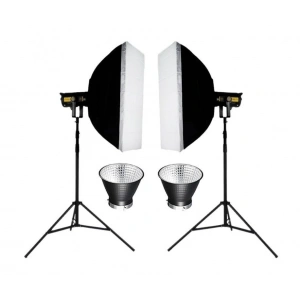 PATONA COB-300 Watt Bi Color İkili Kit LED Video Işığı