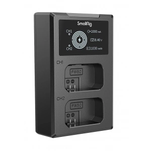 SmallRig 4081 NP-FW50  Çiftli Şarj Cihazı
