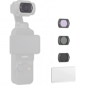 SmallRig 4776 DJI Osmo Pocket 3  için VND2-5 /  ND16/CPL / LPF Filtresi / Ekran Koruyucu Filtre Kiti