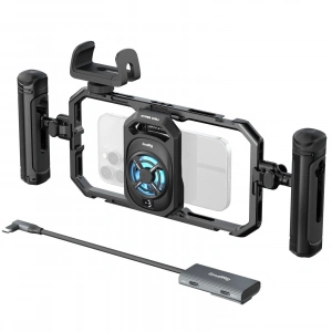 SmallRig 5276 Hepsi Bir Arada Termal Canlı Yayın ve Video Çekim El Tipi Telefon Kafesi Kiti