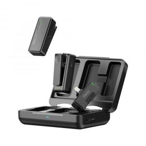 Ulanzi UW-MIC Kablosuz İkili Kayıt Yaka Mikrofonu - Lightning