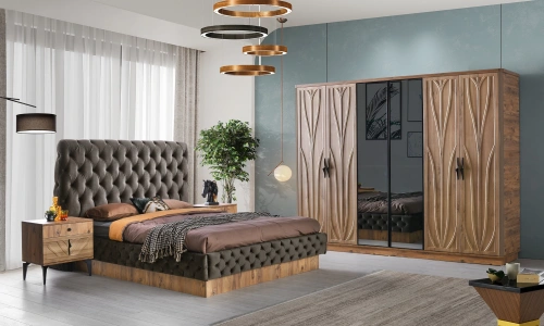 BAROK BAZALI YATAK ODASI