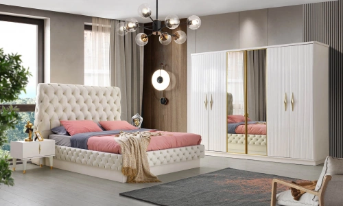 PALMİRA BAZALI YATAK ODASI