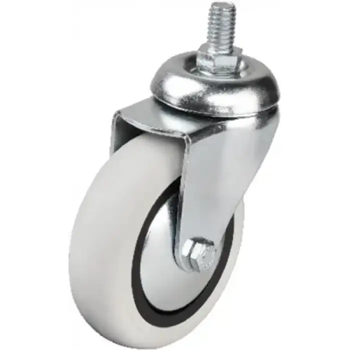352 - 75x25 Mm Pvc Makaralı Vidalı Teker 4 Adet