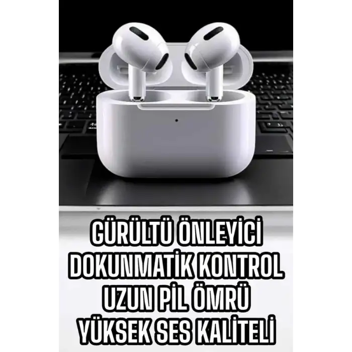 3.Nesil TWS Bluetooth Kulaklık Mikrofonlu ANC Özelliği Dokunmatik Kontrol