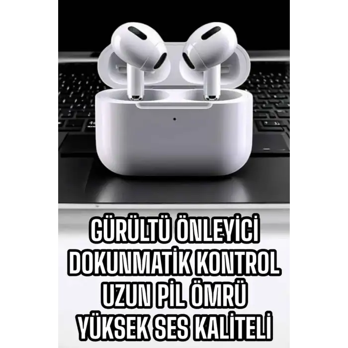 3.Nesil TWS Bluetooth Kulaklık Mikrofonlu ANC Özelliği Dokunmatik Kontrol