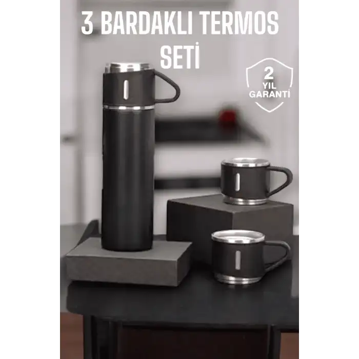 500 ml Kapasiteli Taşınabilir Basınçlı Termos Seti Günlük Kullanım için İdeal