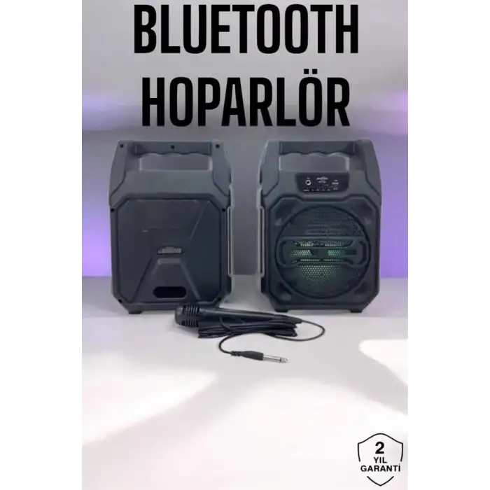 6.5 İnç Kablosuz Hoparlör Bluetooth Bağlantılı Yüksek Ses Kaliteli