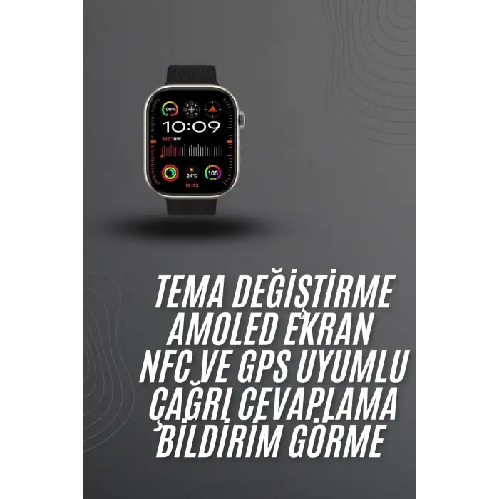 Akıllı saat 2.02 inch Nabız Ölçer Arama Konuşma Müzik Dinleme