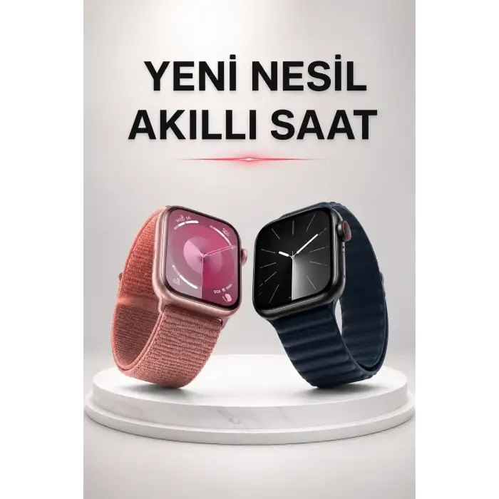 Akıllı Saat İos Andorid Destekli Arama Özeliği Sensörlü Bluetooth Bağlantılı
