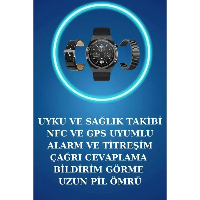 Akıllı Saat ve Kulaklık Seti Bildirim Görme Arama Cevaplama ANC Özelliği
