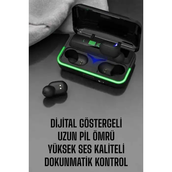 Android Ve İOS Uyumlu Bluetooth Bağlantılı Powerbankli Kulaklık