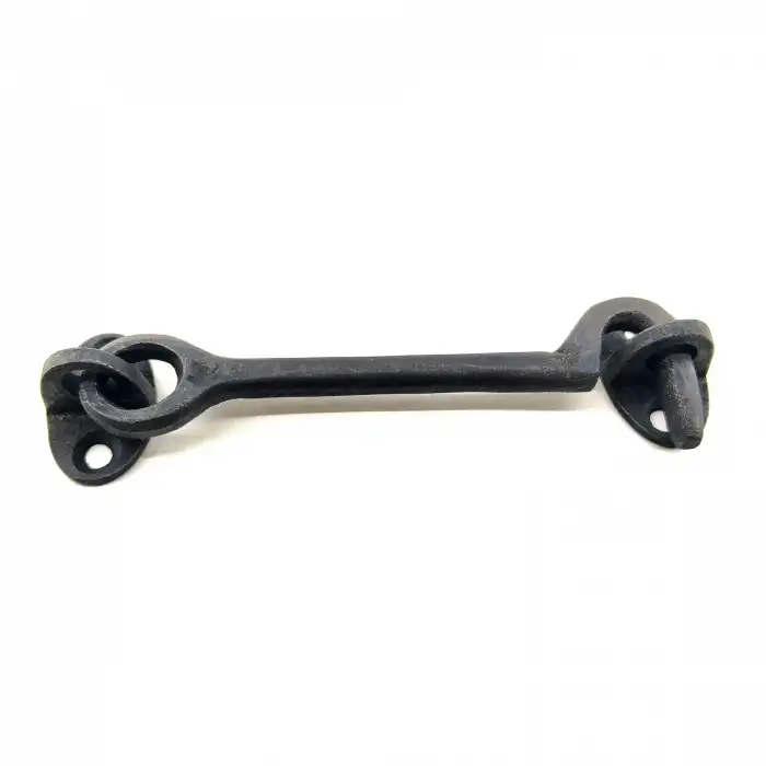 Antika Tarz Dekoratif Pirinç  Çengeli - 13cm, Oksit