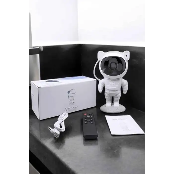 Astronot Görünümlü Projeksiyon Speaker Taşınabilir