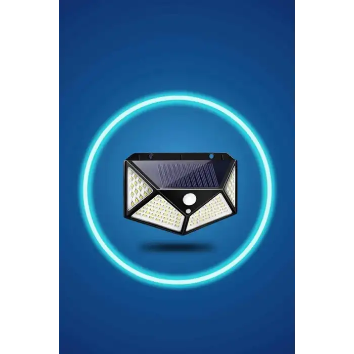 Bahçe Lambası Bahçe Aydınlatma Sensörlü Suya Dayanıklı 100 Led