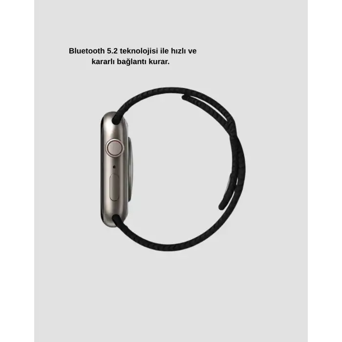 Bluetooth 5.2 Akıllı Saat Kablosuz Şarjlı Sesli Asistanlı 420 mAh Günlük Kullanım