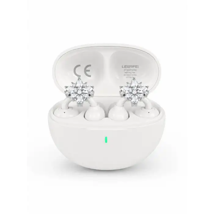 Bluetooth Bağlantılı Küpeli Kablosuz Kulaklık Uzun Pil Ömrü