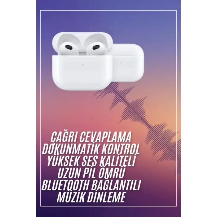 Bluetooth Kulaklık 3. Nesil Ios Android Uyumlu Yeni Nesil Wireless Charge